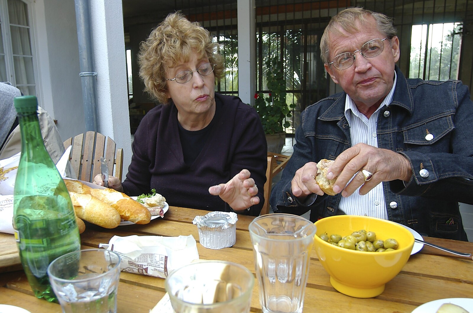 Jules's parents, Natalie and Bill from A Roussillon Farmhouse, Fourques, Perpignan, France - 17th September 2006