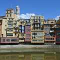 Girona apartment blocks across the river, Girona, Catalunya, Spain - 17th September 2006