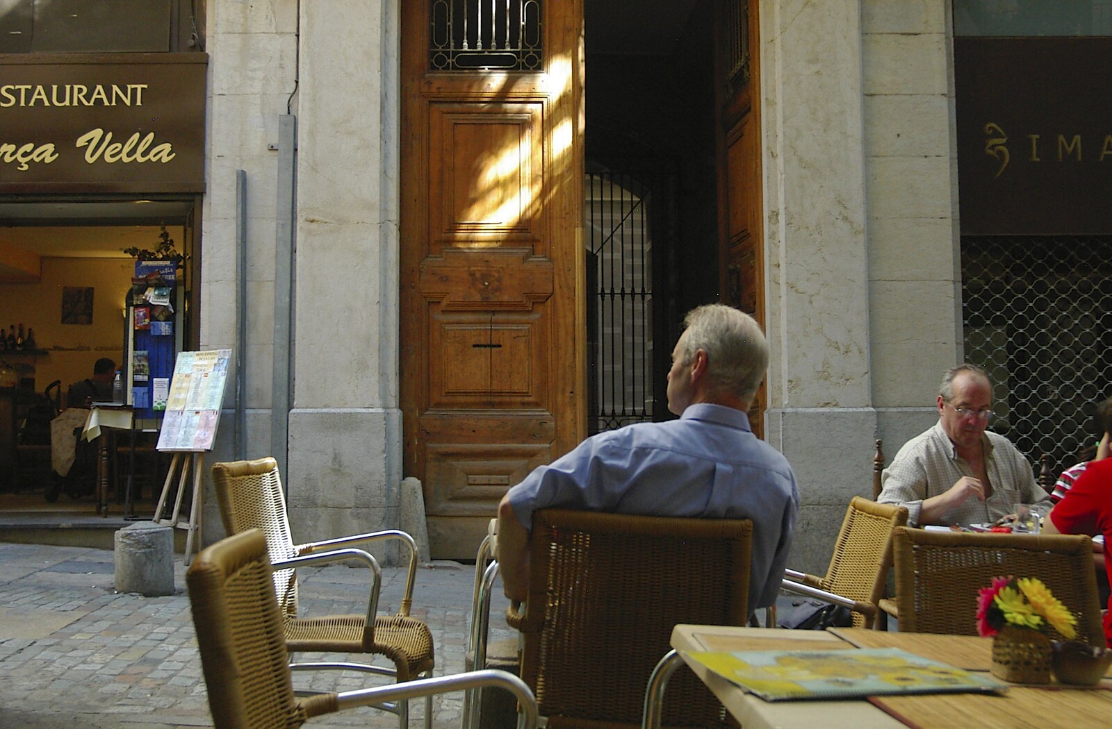 Café scenes from Girona, Catalunya, Spain - 17th September 2006