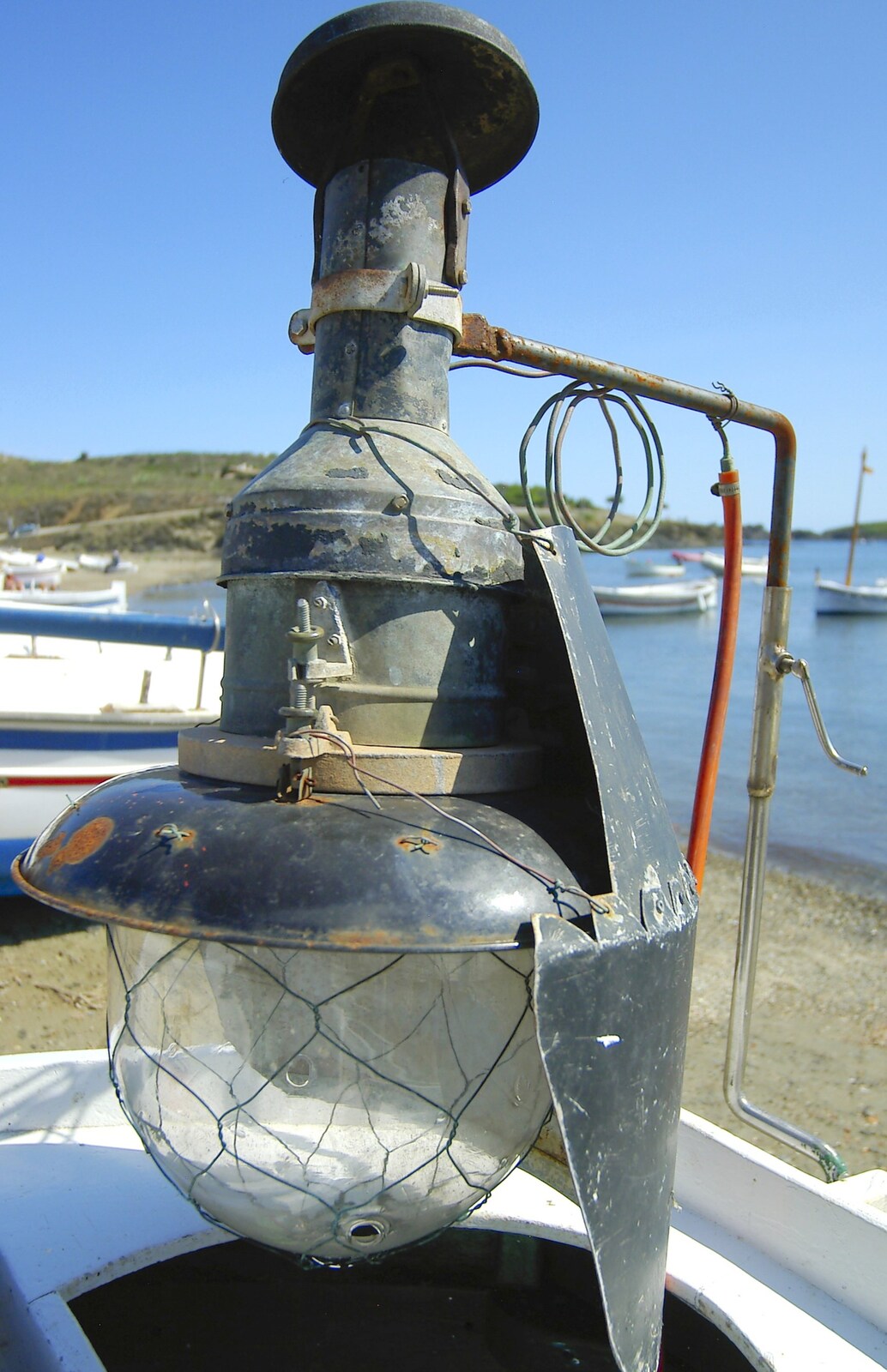 A shrimping/fishing light from Salvador Dalí's House, Port Lligat, Spain - 19th Deptember 2006