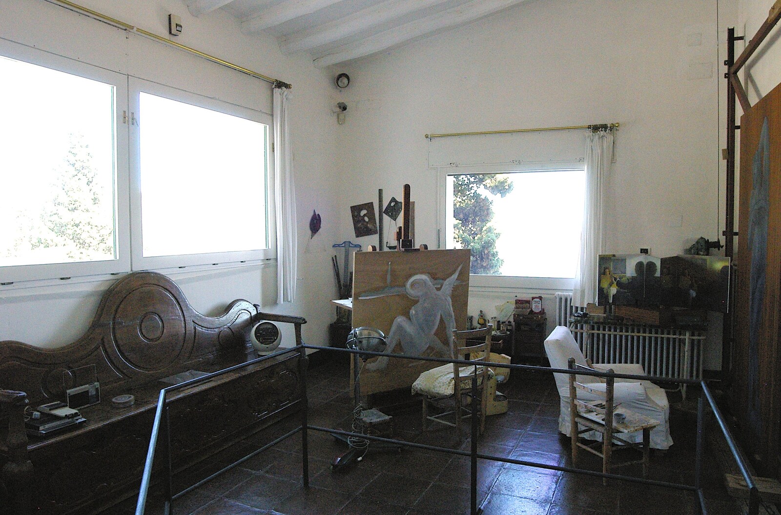 The Dalí studio from Salvador Dalí's House, Port Lligat, Spain - 19th Deptember 2006