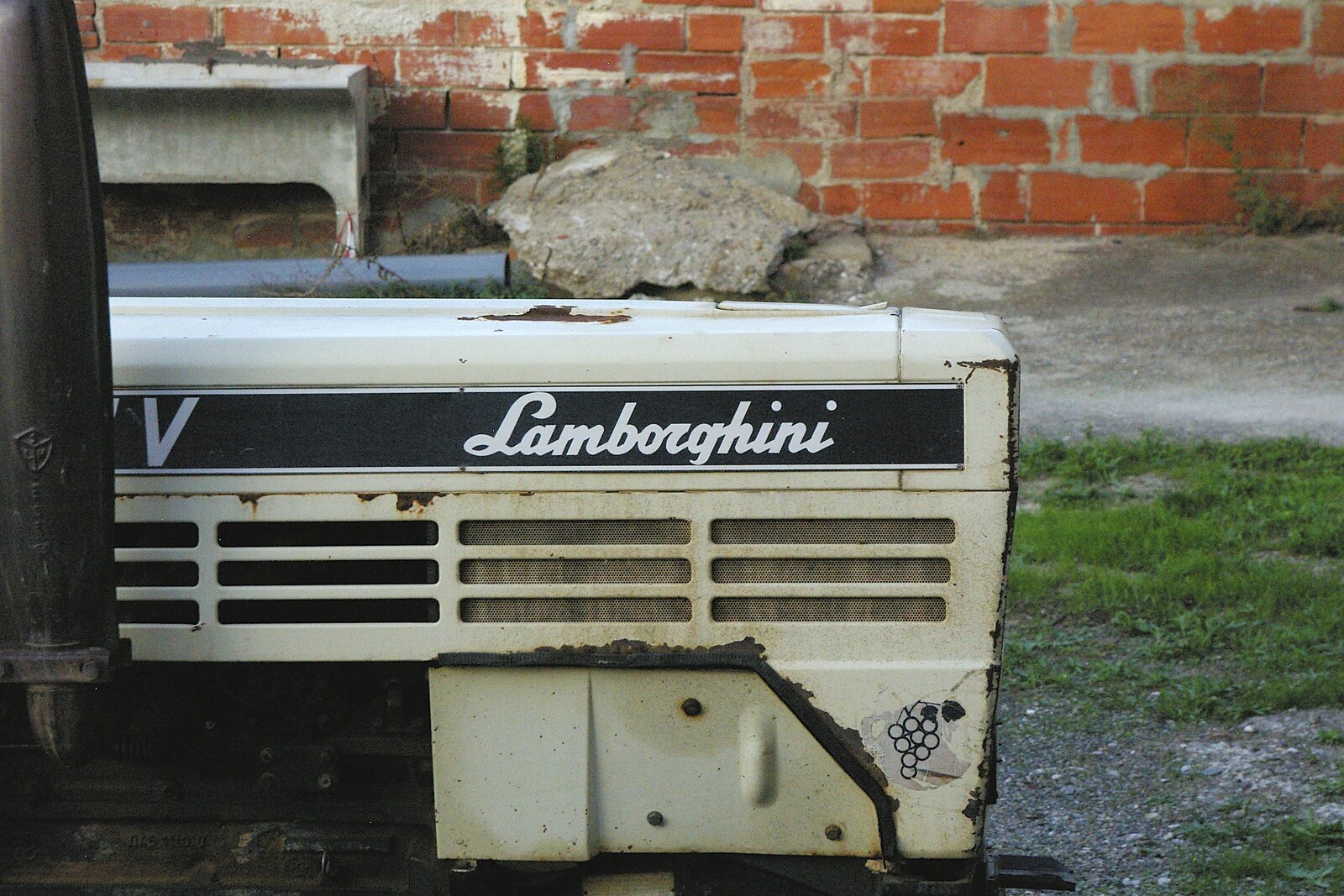 It's an actual Lamborghini tractor from Grape Picking and Pressing, Roussillon, France - 19th September 2006