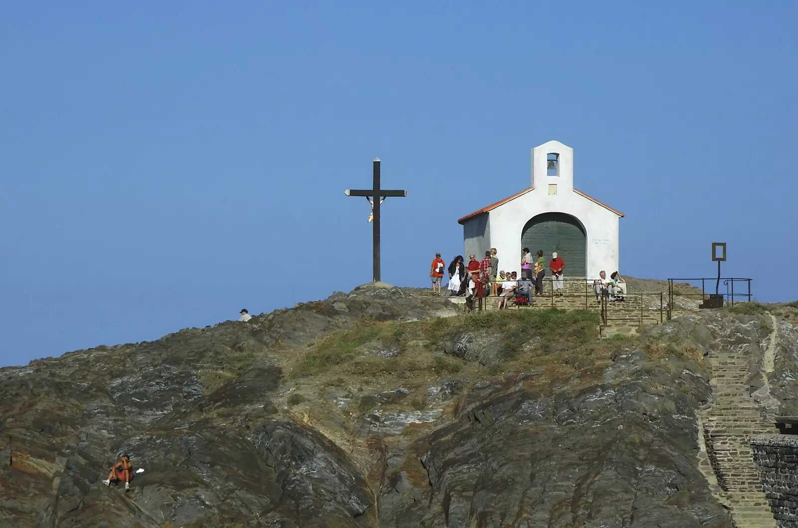 A church on a hill, from The Colourful Boats of Collioure, France - 20th September 2006