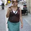 Isobel's got an ice cream, The Colourful Boats of Collioure, France - 20th September 2006