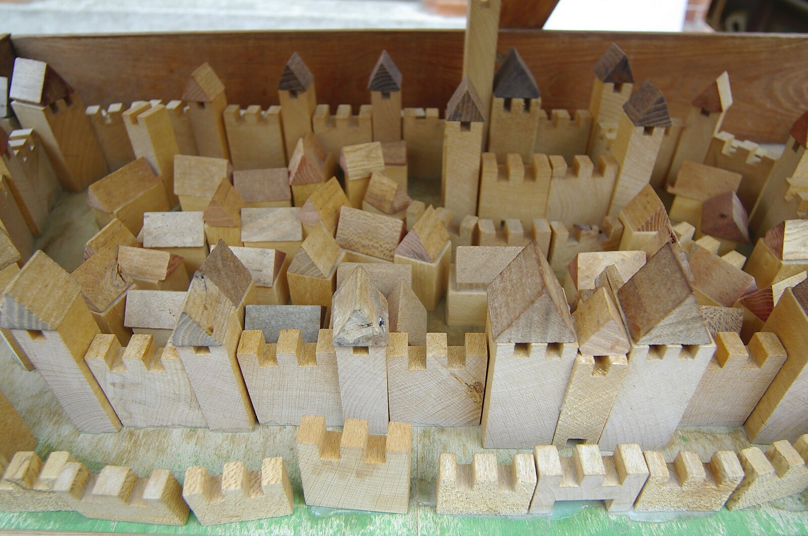 There's a cute wooden model of Carcassonne from A Couple of Days in Carcassonne, Aude, France - 21st September 2006