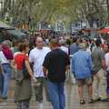 The crowds on La Rambla, Two Days in Barcelona, Catalunya, Spain - 22nd September 2006