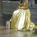 A Cleopatra sits and waits on La Rambla, Two Days in Barcelona, Catalunya, Spain - 22nd September 2006