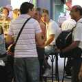 An accordionist does the rounds, Two Days in Barcelona, Catalunya, Spain - 22nd September 2006