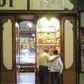 A couple outside a tobacconist, Two Days in Barcelona, Catalunya, Spain - 22nd September 2006