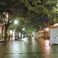 A damp street in Girona, Two Days in Barcelona, Catalunya, Spain - 22nd September 2006