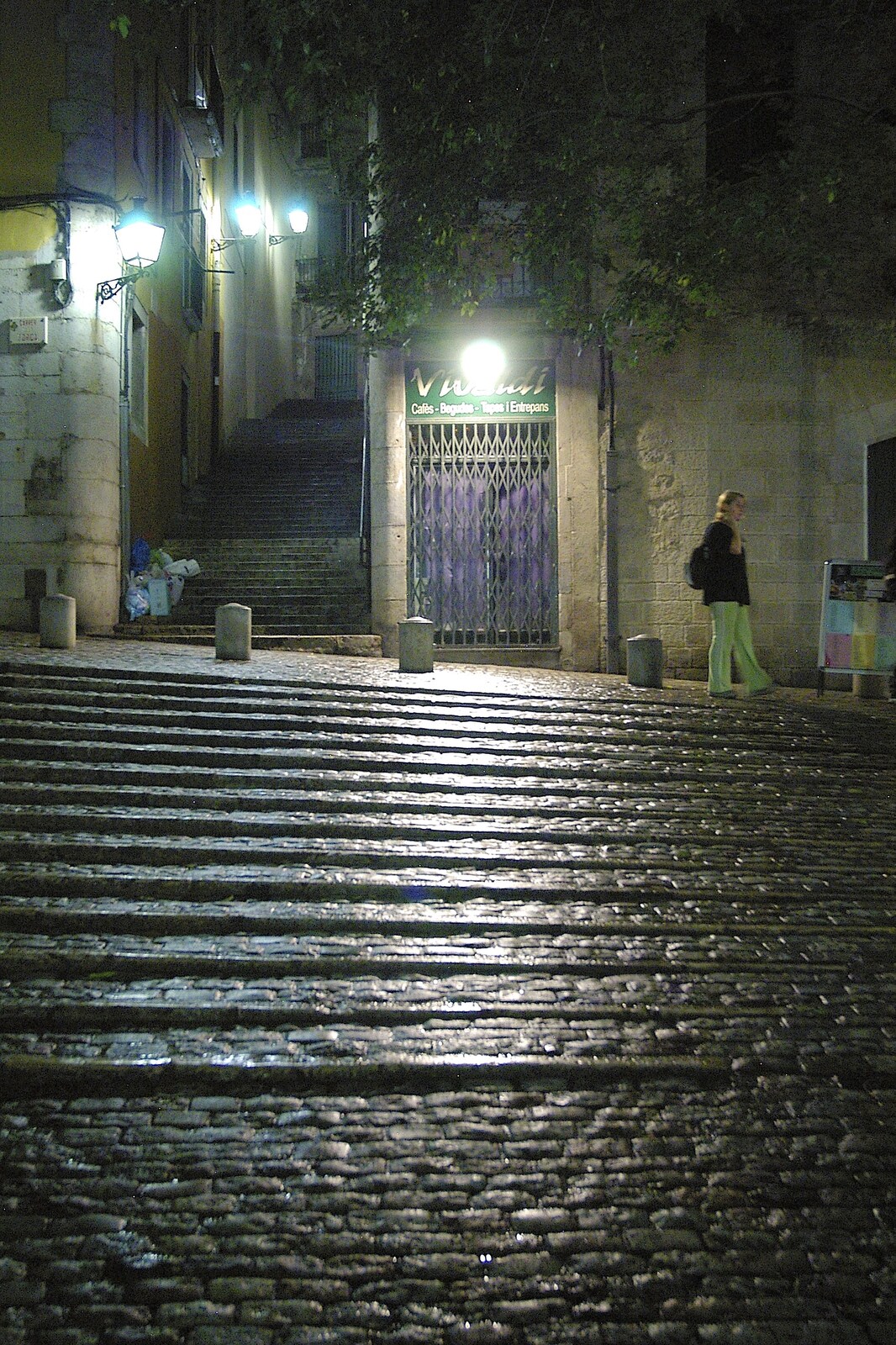Shiny cobbled steps from Two Days in Barcelona, Catalunya, Spain - 22nd September 2006