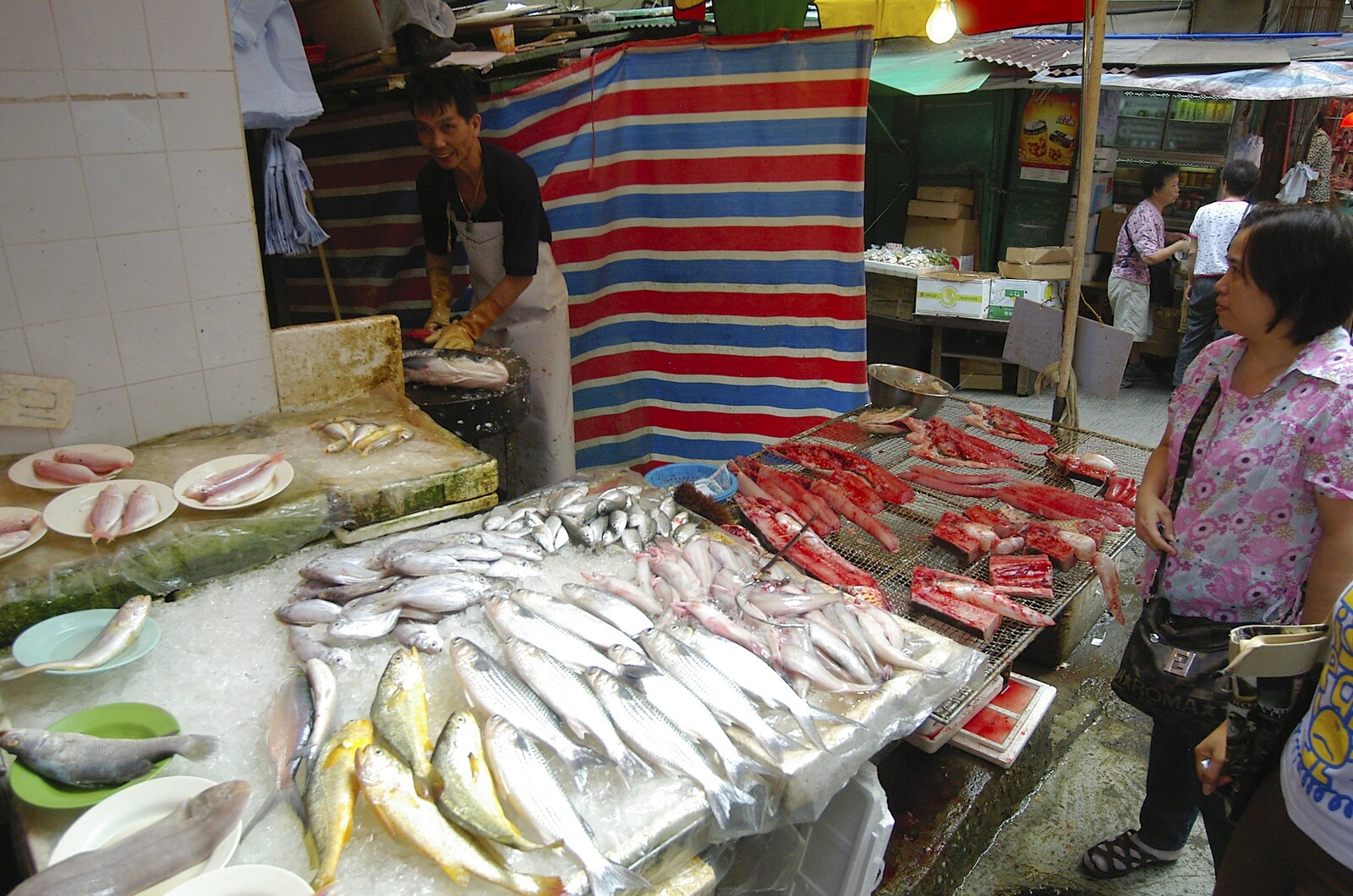 Silver fish from Lan Kwai Fong Market, Hong Kong, China - 4th October 2006
