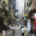 A street hemmed in by densely-packed tower blocks, Lan Kwai Fong Market, Hong Kong, China - 4th October 2006