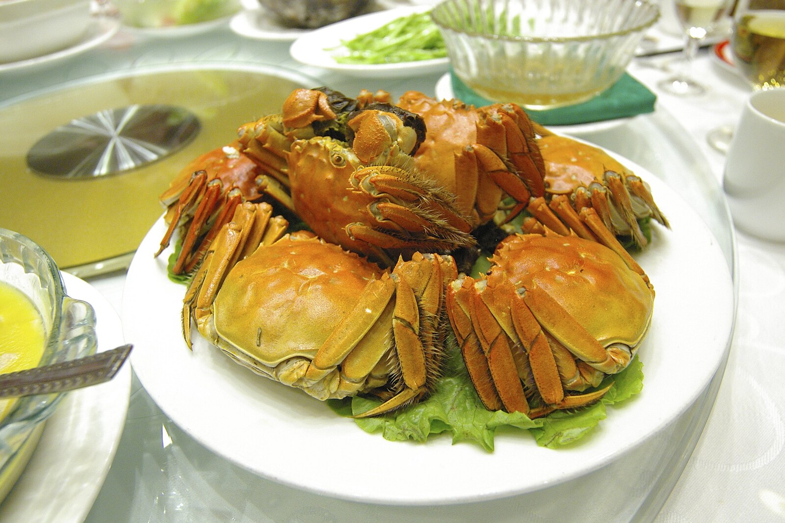 There's fresh local hairy crab  from Nanjing by Night, Nanjing, Jiangsu Province, China - 4th October 2006