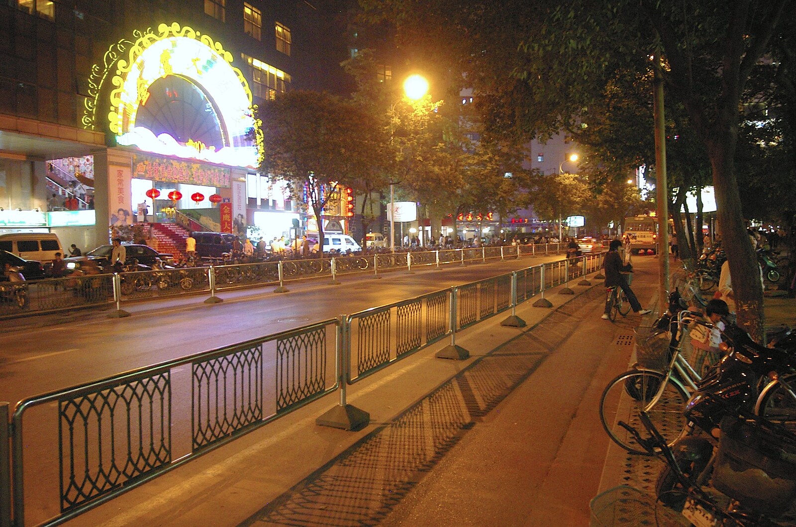 A Nanjing street from Nanjing by Night, Nanjing, Jiangsu Province, China - 4th October 2006