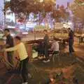 Bicycles and street food, Nanjing by Night, Nanjing, Jiangsu Province, China - 4th October 2006