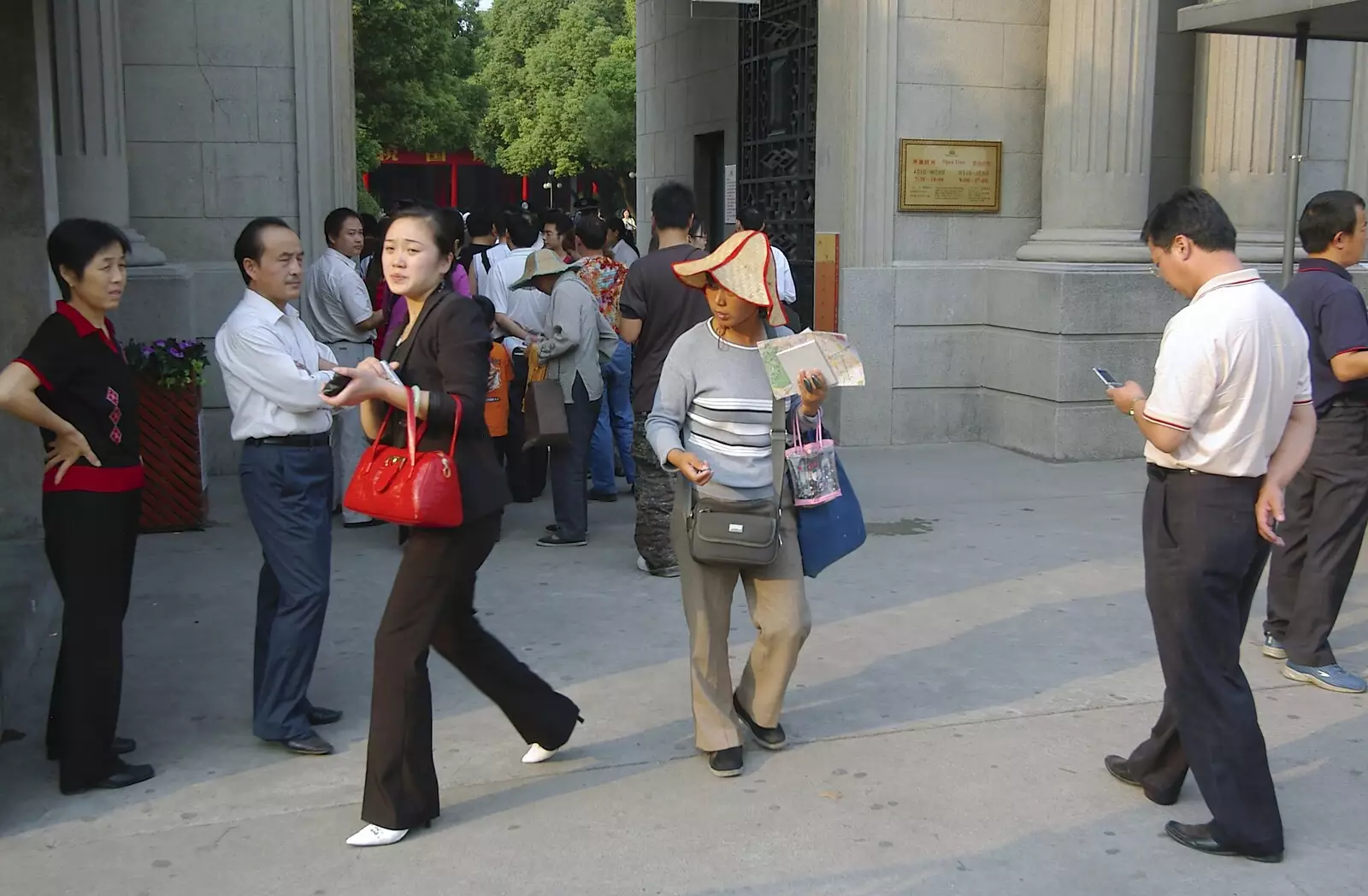 A woman with a funky traditional hat, from A Few Days in Nanjing, Jiangsu Province, China - 7th October 2006