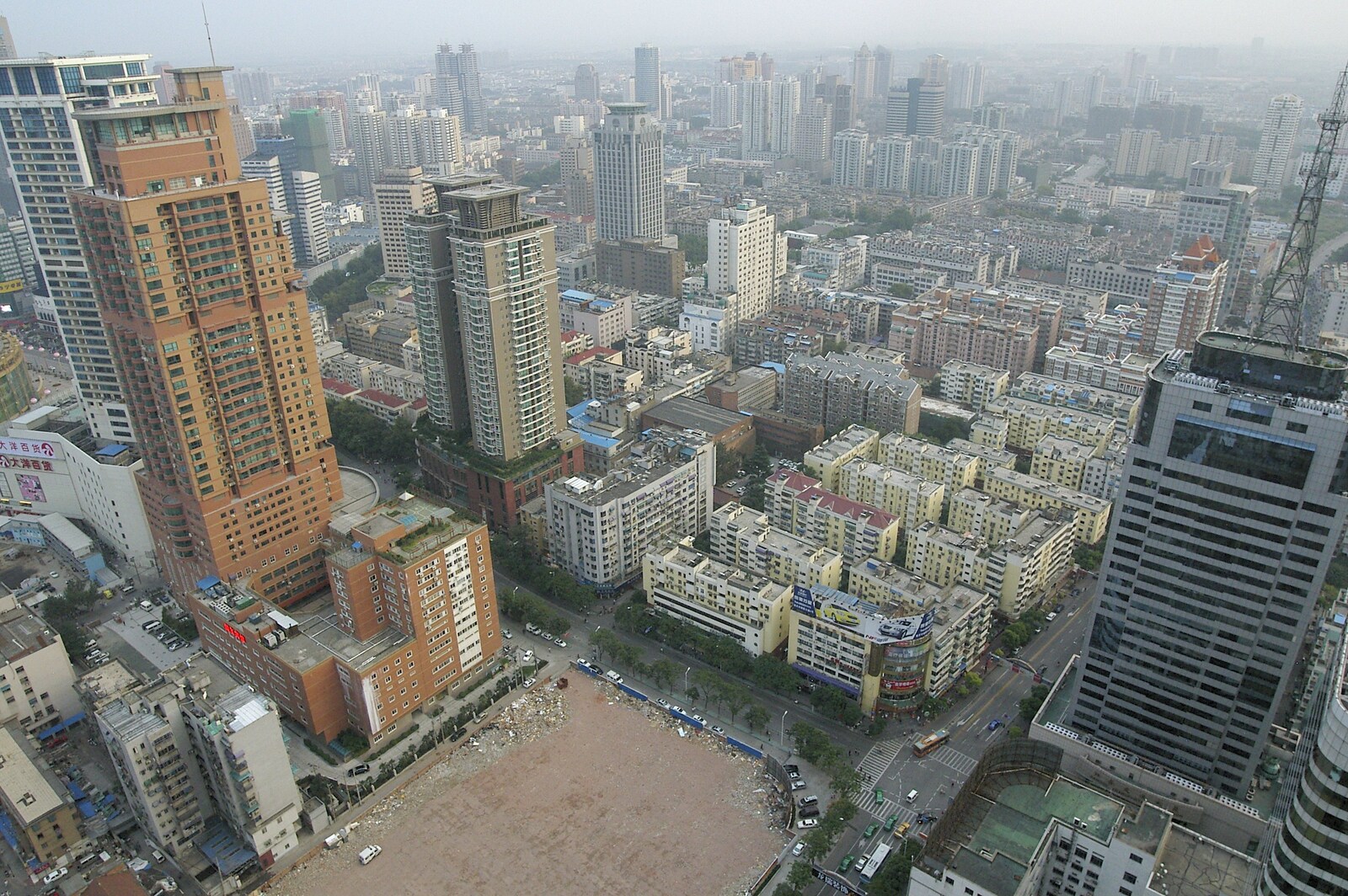 A view of downtown Nanjing from the 46th floor from A Few Days in Nanjing, Jiangsu Province, China - 7th October 2006