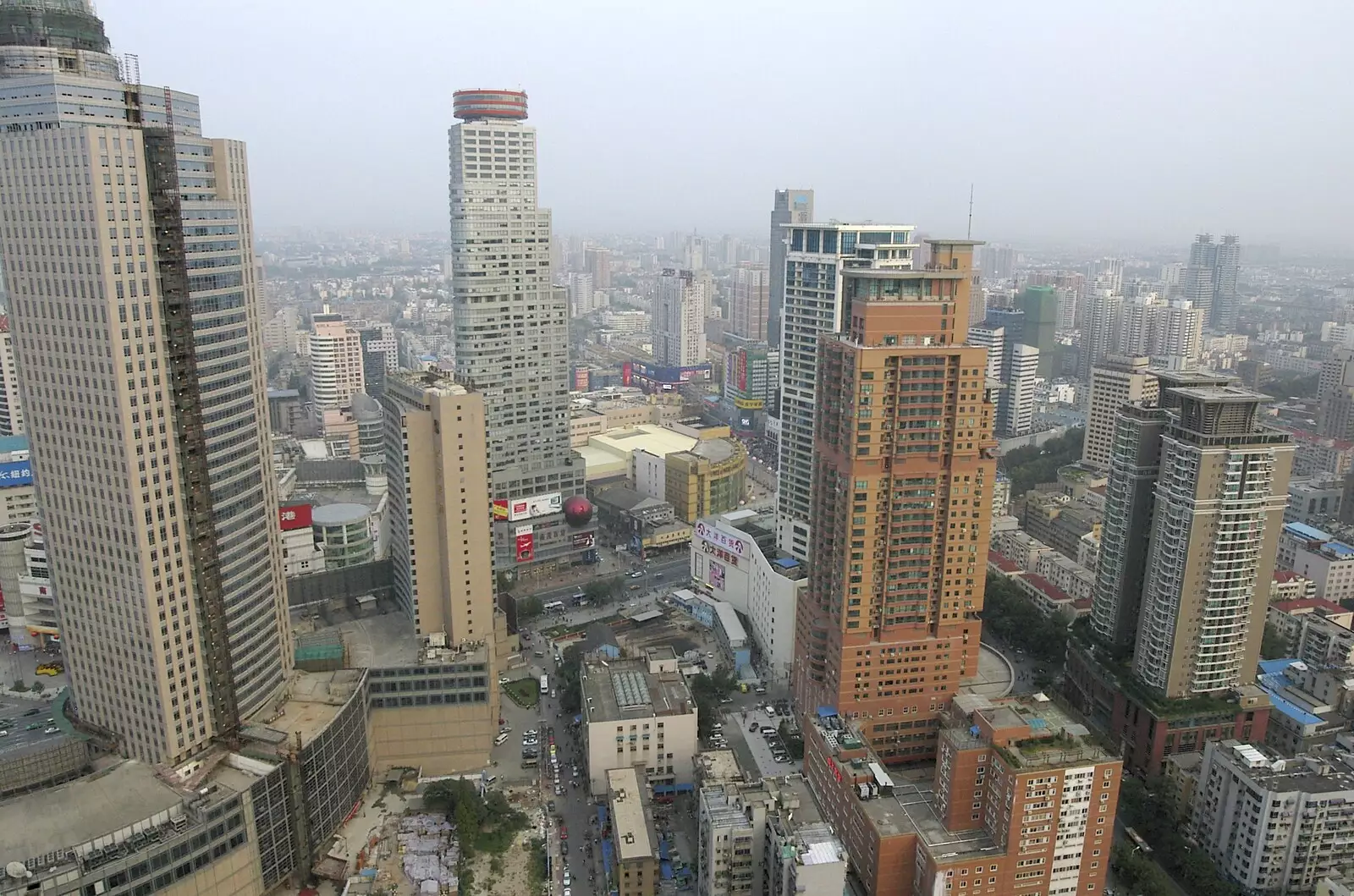 More of downtown Nanjing from the Crowne Plaza, from A Few Days in Nanjing, Jiangsu Province, China - 7th October 2006