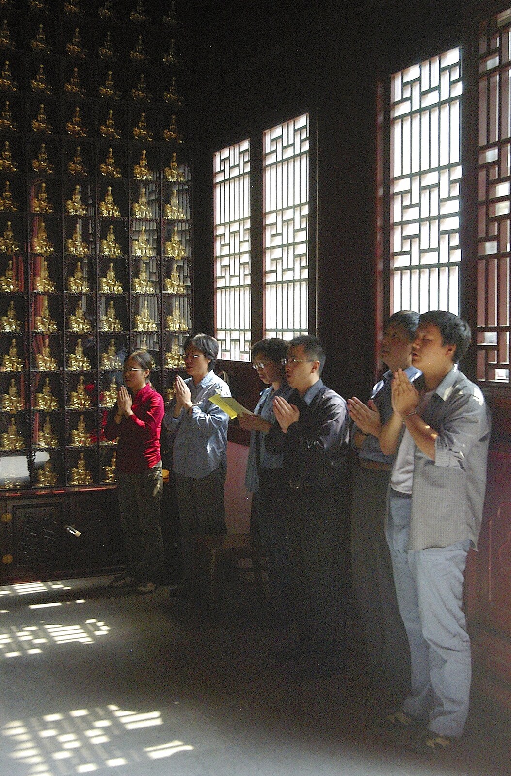 Local Buddhists chant and pray from A Few Days in Nanjing, Jiangsu Province, China - 7th October 2006