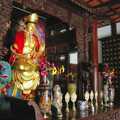 A gold Buddha on an altar, A Few Days in Nanjing, Jiangsu Province, China - 7th October 2006