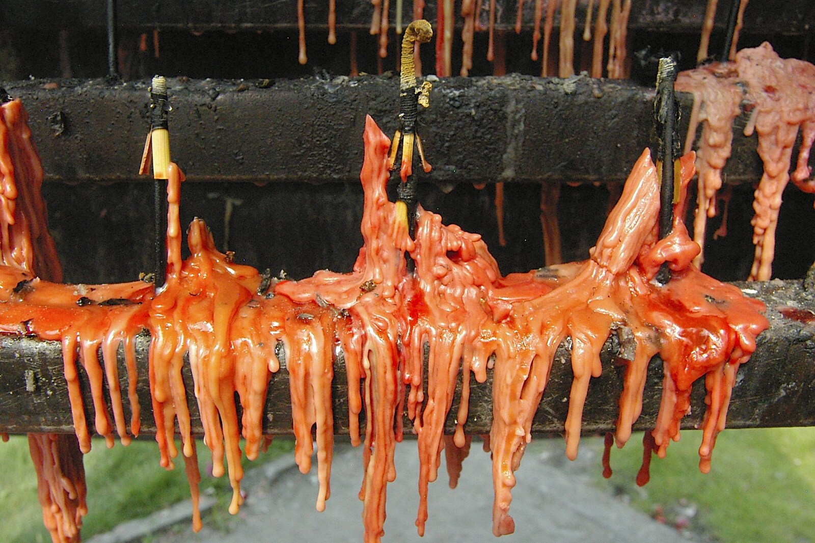 Solidified molten wax from a thousand candles from A Few Days in Nanjing, Jiangsu Province, China - 7th October 2006