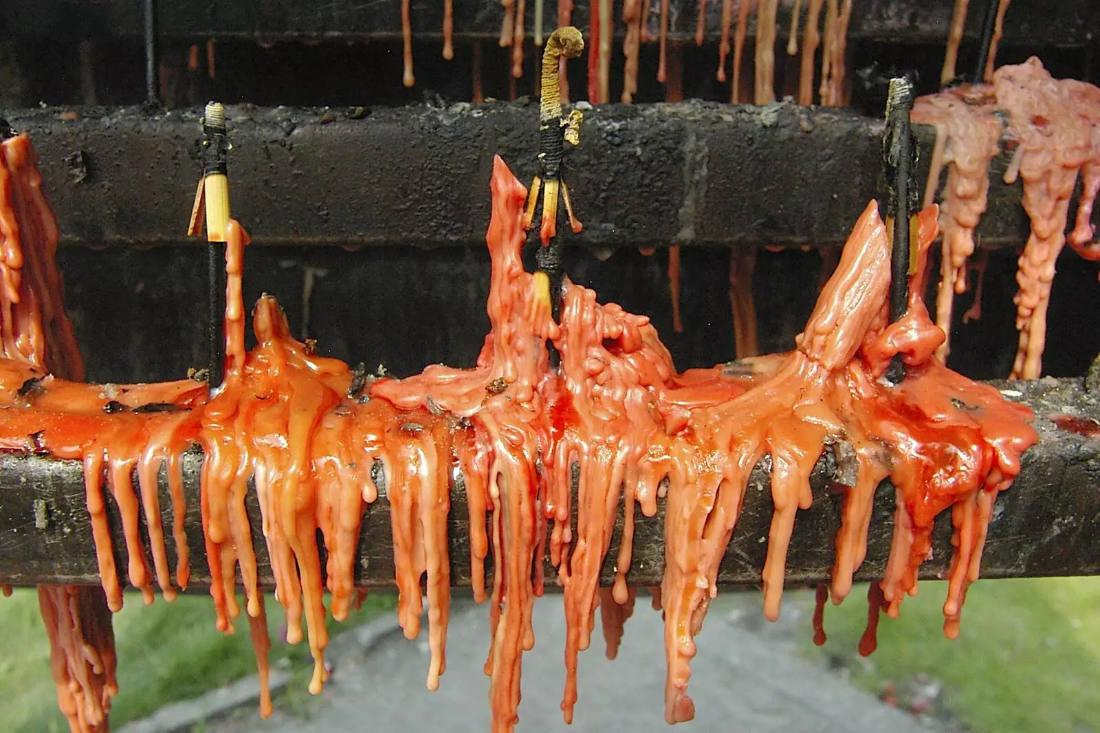 Solidified molten wax from a thousand candles, from A Few Days in Nanjing, Jiangsu Province, China - 7th October 2006