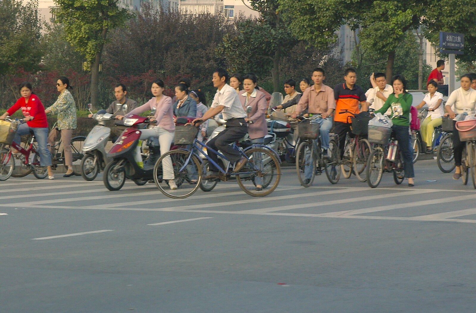 More bicycles are seen on the way to the airport from A Few Days in Nanjing, Jiangsu Province, China - 7th October 2006