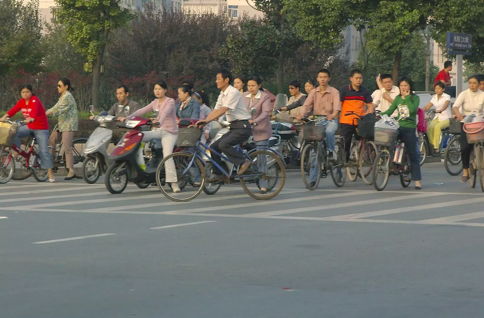 More bicycles are seen on the way to the airport, from A Few Days in Nanjing, Jiangsu Province, China - 7th October 2006