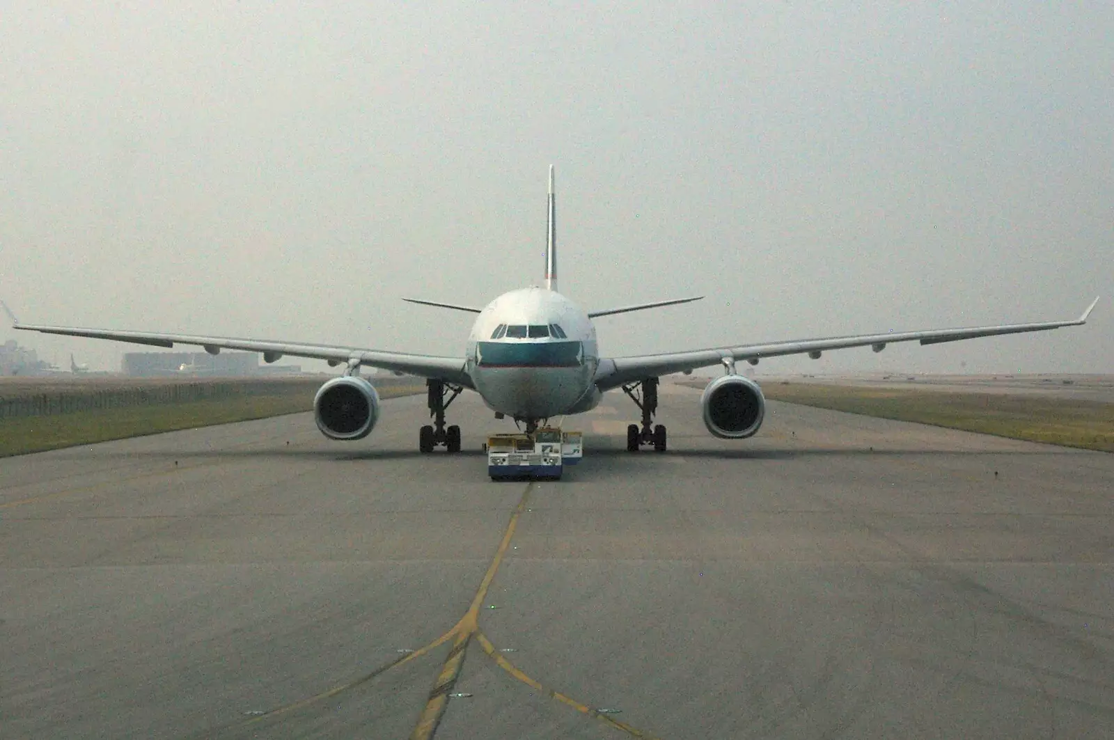 A plane taxis at Chep Lap Kok, from A Few Days in Nanjing, Jiangsu Province, China - 7th October 2006