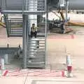 Boredom on the tarmac: an operative waits for action, A Few Days in Nanjing, Jiangsu Province, China - 7th October 2006