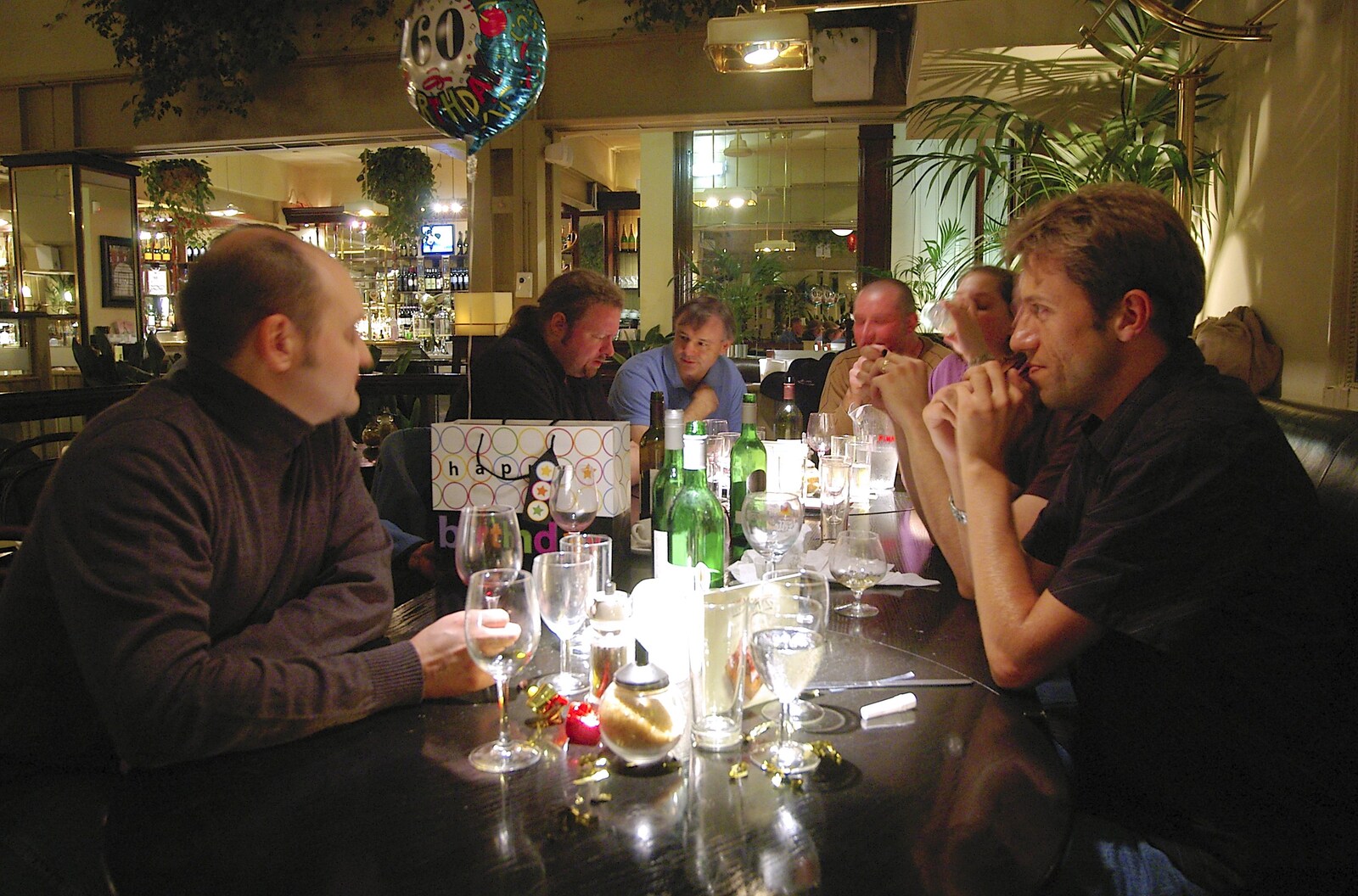 Post-dinner conversation from Tim's 60th Birthday, Brown's Restaurant, Trumpington Road, Cambridge - 16th October 2006