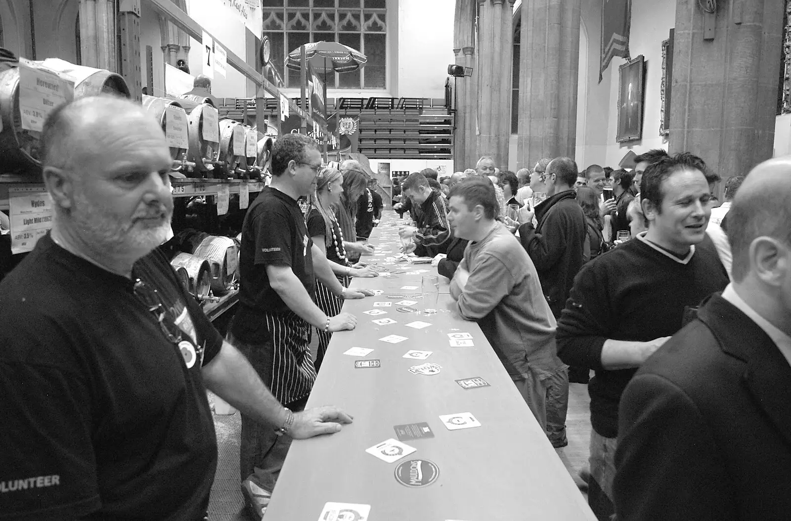 At the bar, from The CAMRA Norwich Beer Festival, St. Andrew's Hall, Norwich - 25th October 2006