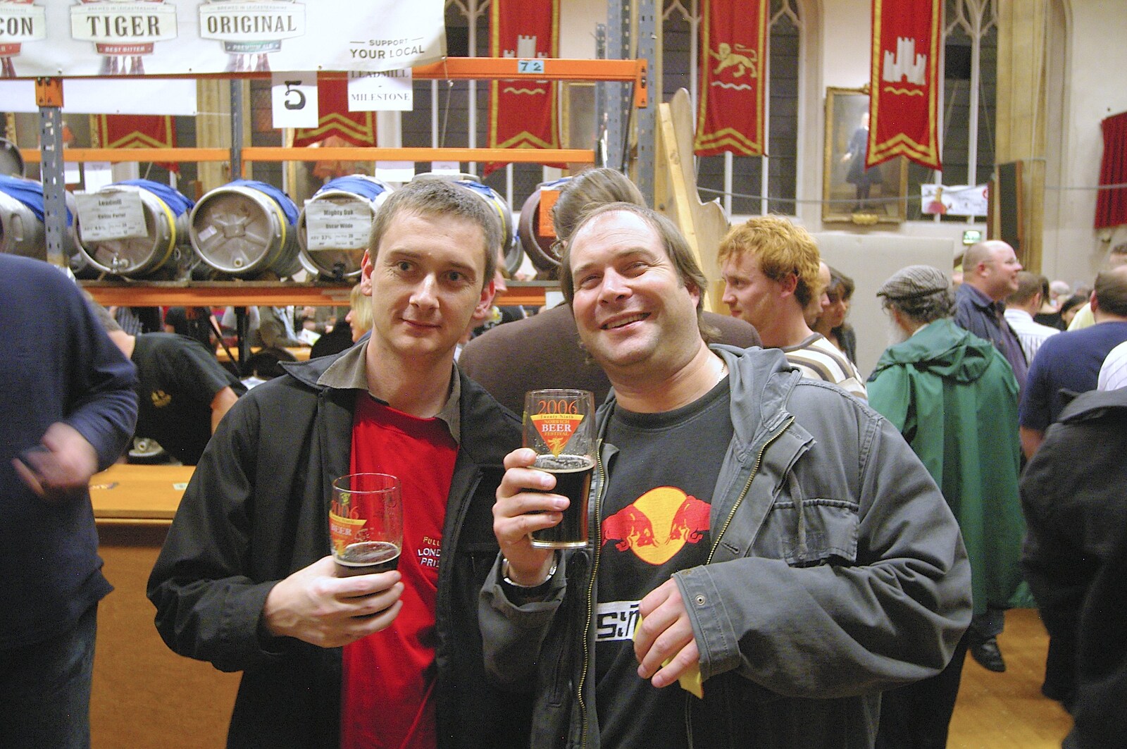 Andrew and Russell from Suffolk County Council from The CAMRA Norwich Beer Festival, St. Andrew's Hall, Norwich - 25th October 2006