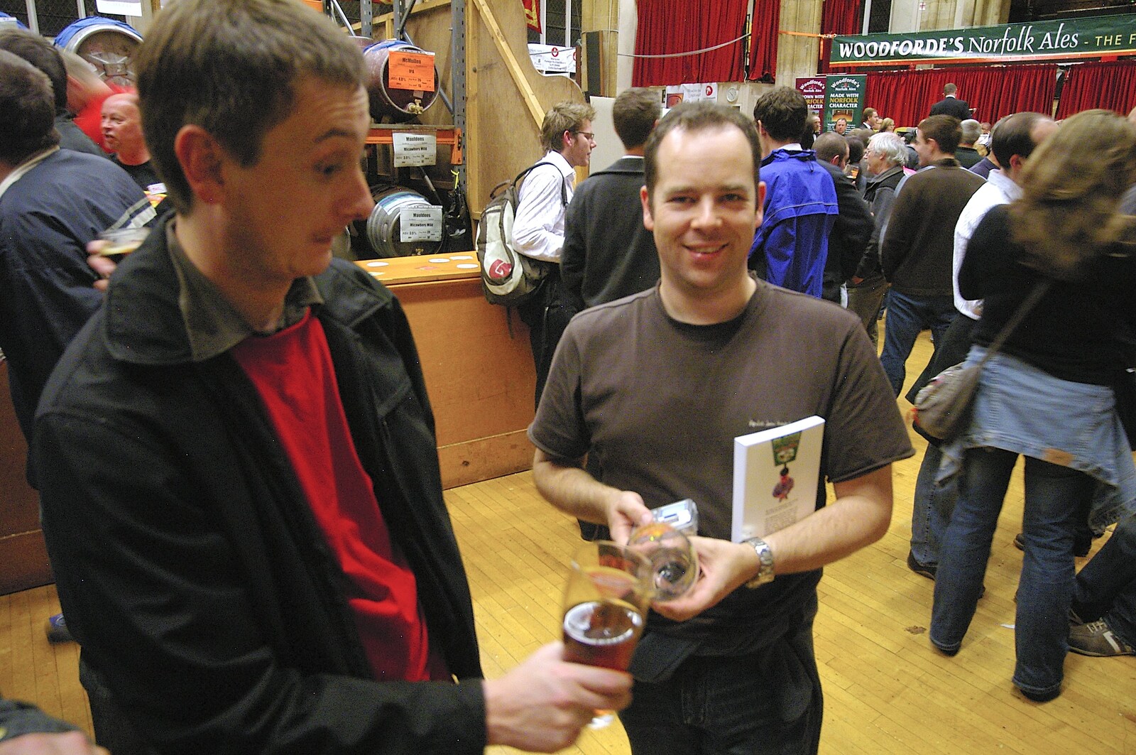 Andrew and Russell from The CAMRA Norwich Beer Festival, St. Andrew's Hall, Norwich - 25th October 2006