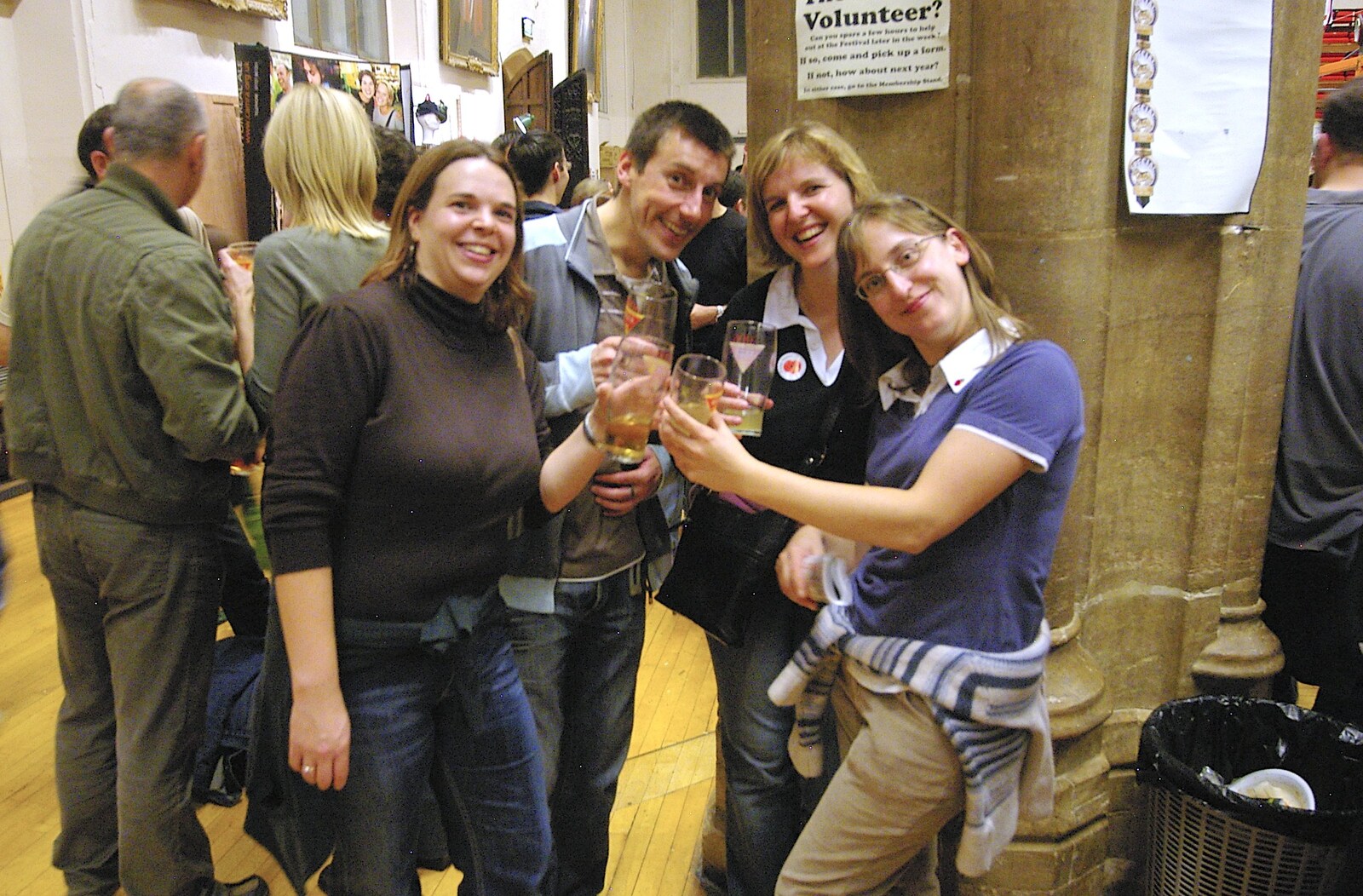 Jen, Simon, Sarah and Suey from The CAMRA Norwich Beer Festival, St. Andrew's Hall, Norwich - 25th October 2006