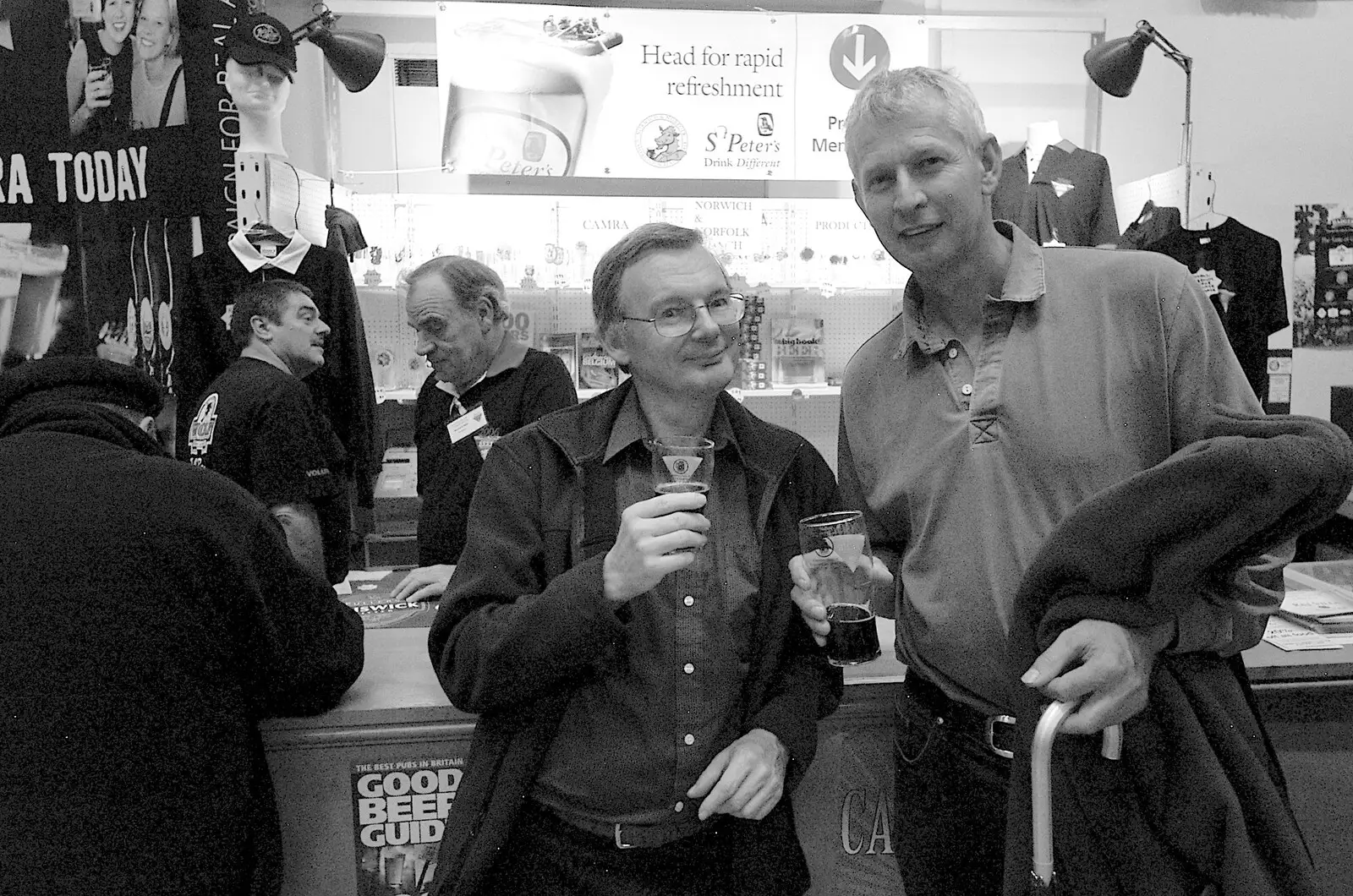 Ping-Pong Peter and his mate, from The CAMRA Norwich Beer Festival, St. Andrew's Hall, Norwich - 25th October 2006