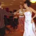 Caroline dances, Caroline and Chris's Wedding, Spanish Point, County Clare, Ireland - 26th October 2006