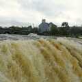 The river surges by the aptly-named Cascades, Corofin, Ennistymon and The Burran, County Clare, Western Ireland - 27th October 2006