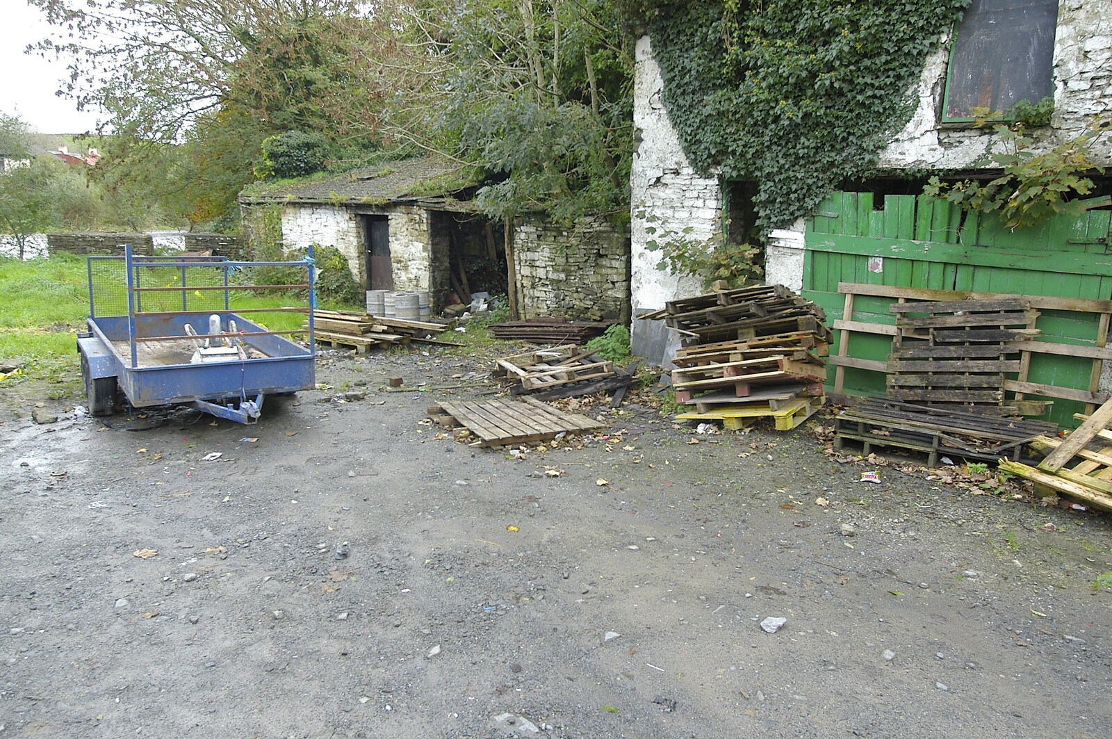 Discarded pallets from Corofin, Ennistymon and The Burran, County Clare, Western Ireland - 27th October 2006