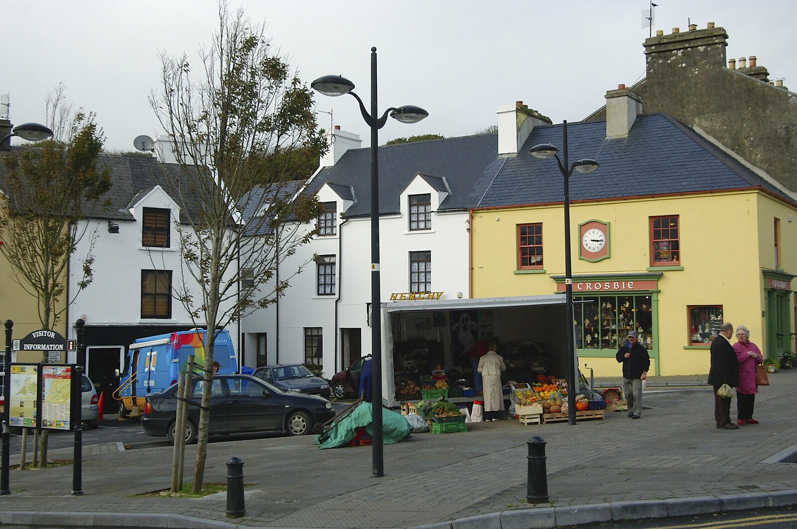A fruit and vegetable stall from Corofin, Ennistymon and The Burran, County Clare, Western Ireland - 27th October 2006