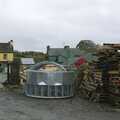 Animal feeders and a pile of pallets, Corofin, Ennistymon and The Burran, County Clare, Western Ireland - 27th October 2006