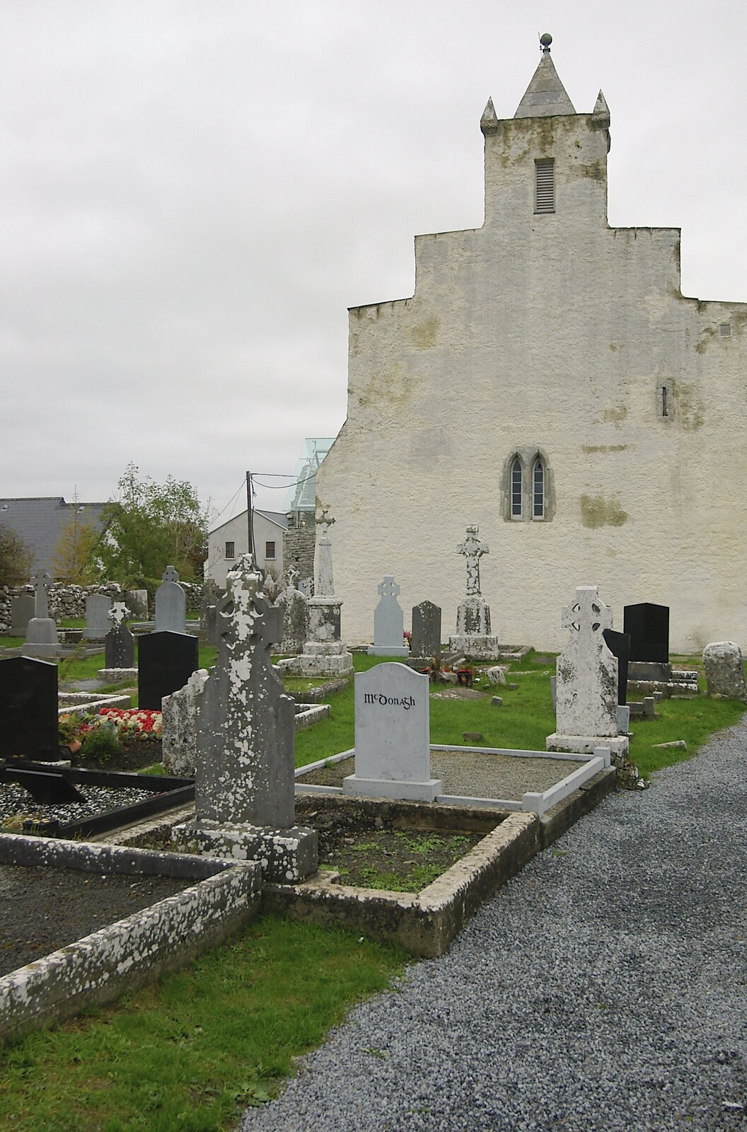 A graveyard from Corofin, Ennistymon and The Burran, County Clare, Western Ireland - 27th October 2006