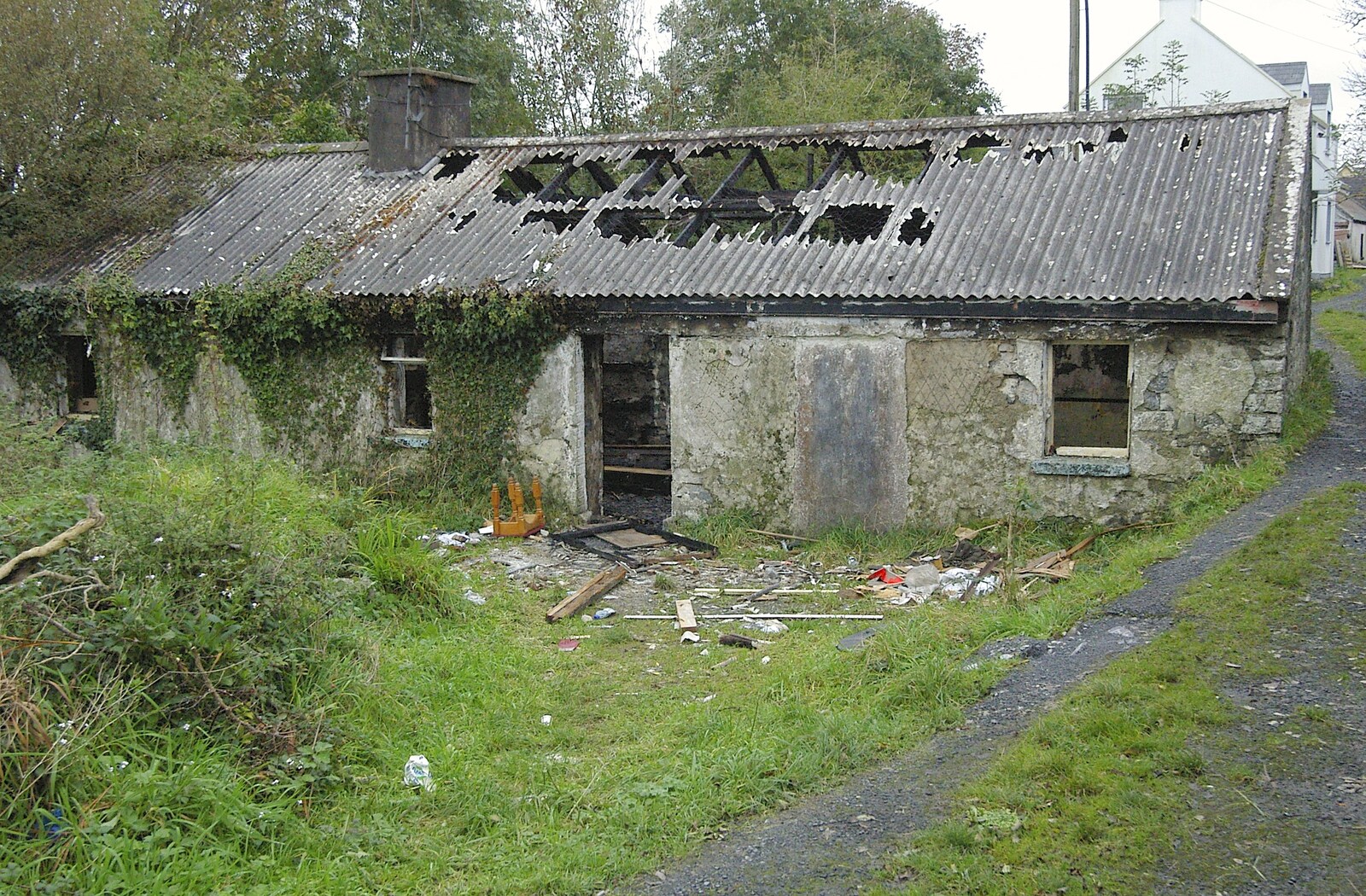 A derelict building from Corofin, Ennistymon and The Burran, County Clare, Western Ireland - 27th October 2006