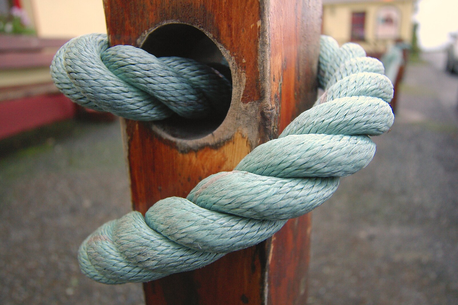 A blue rope from Corofin, Ennistymon and The Burran, County Clare, Western Ireland - 27th October 2006