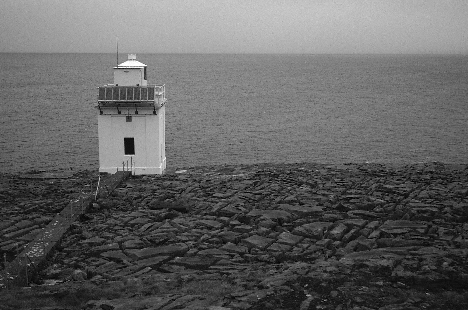 Along the coast road, there's a small lighthouse from Corofin, Ennistymon and The Burran, County Clare, Western Ireland - 27th October 2006