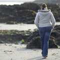 Isobel walks along the beach, Blackrock Mornings, Dublin County, Ireland - 29th October 2006