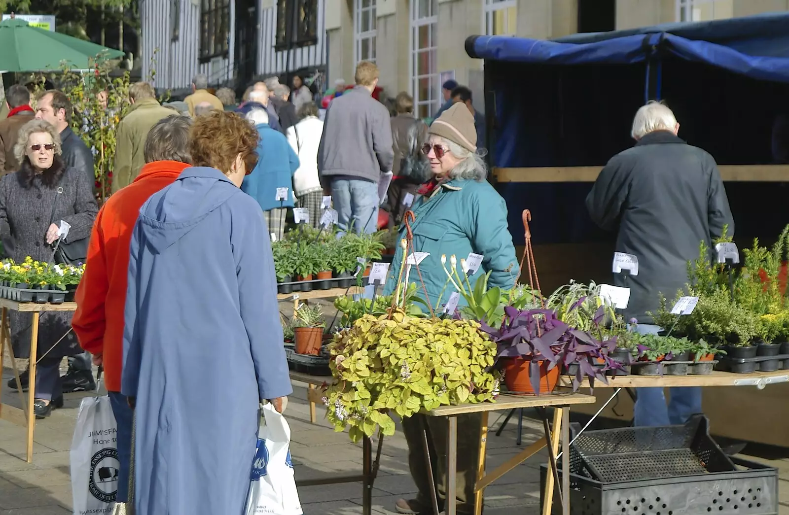 The market continues, from Apples, Isobel's Birthday and  Remembrance Day, Cambridge and Diss, Norfolk - 11th November 2006