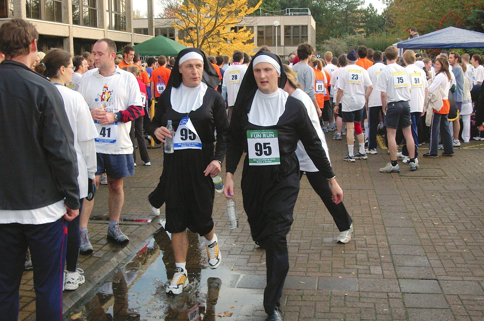 A couple of nuns from Cambridge Science Park "Children in Need" Fun Run, Milton Road, Cambridge - 17th November 2006
