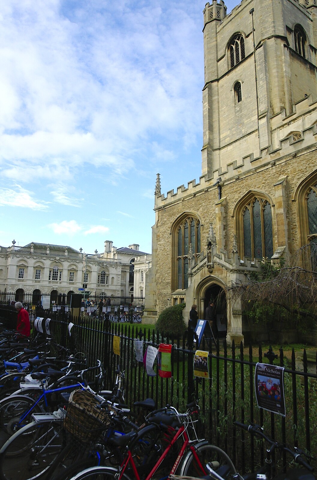 Massed bikes near Great St. Mary's from Autumn Colleges: a Wander around The Backs, Cambridge - 26th November